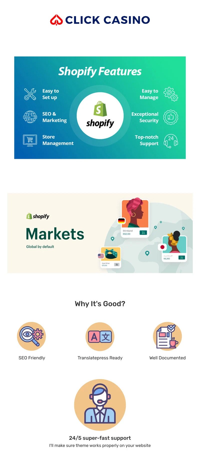 Click Casino - 在线赌场多功能 Shopify 主题 #341420