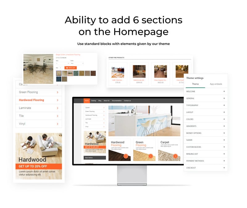 地板响应式Shopify主题 #48702