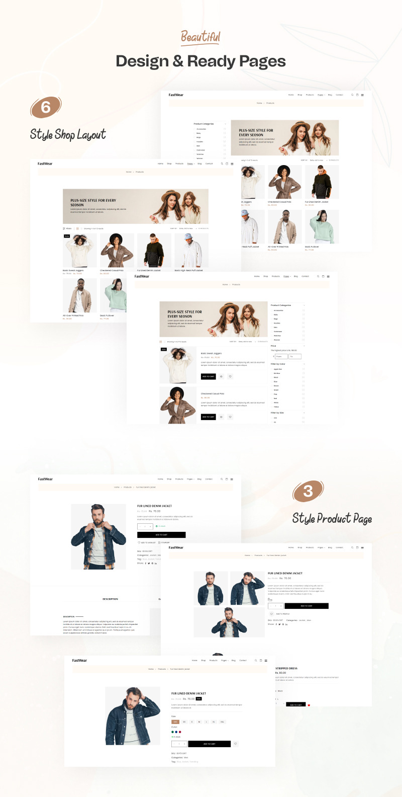 Fast Wear - 时装店最小 Bootstrap Shopify 主题