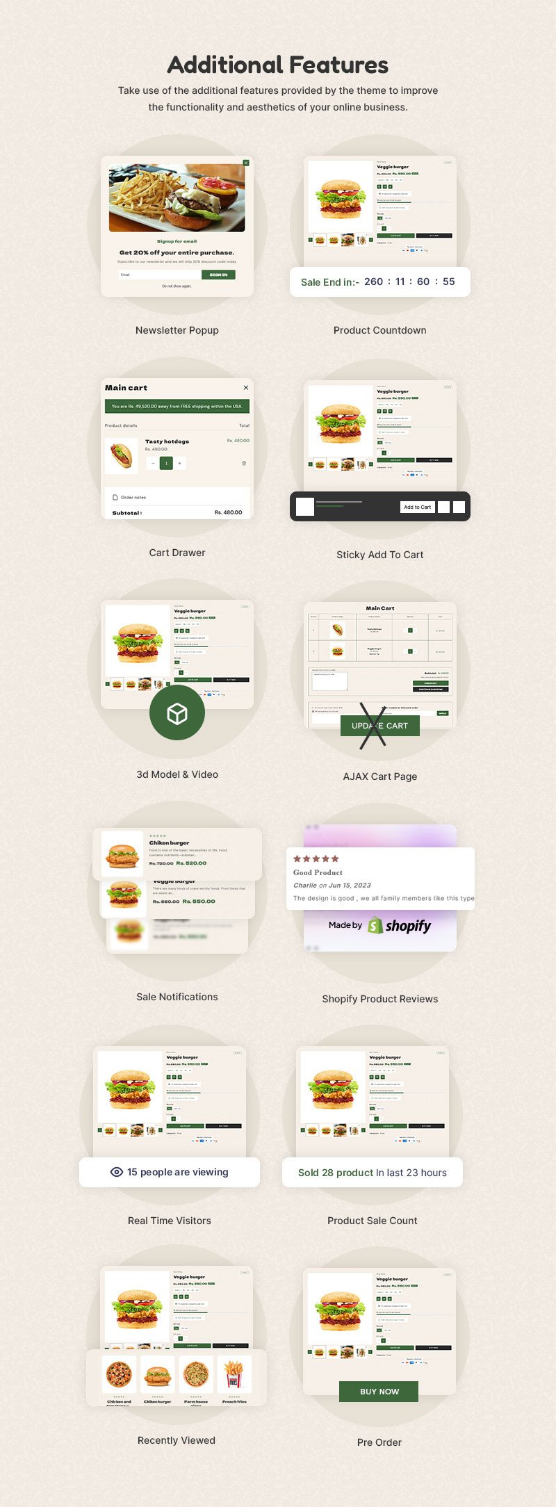 Garlic - 披萨、餐厅和快餐店多用途 Shopify 2.0 响应式主题