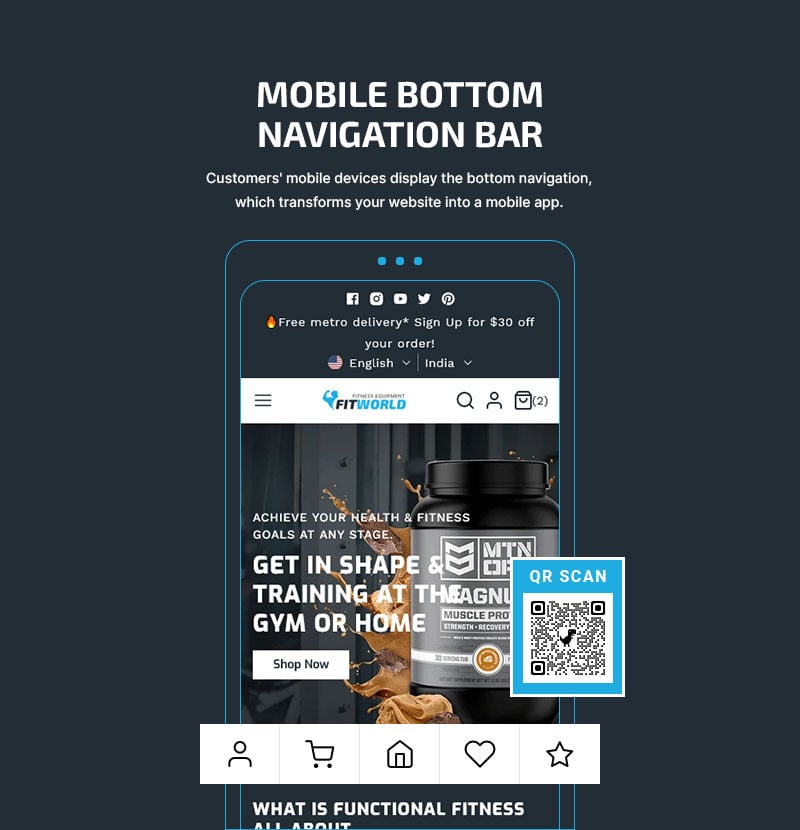 Fitworld - 健身房健身和万圣节时尚商店多用途 Shopify 2.0 响应式主题