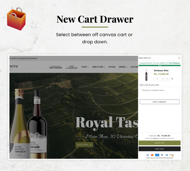 巴贝拉葡萄酒多用途 Shopify 商店 #248008