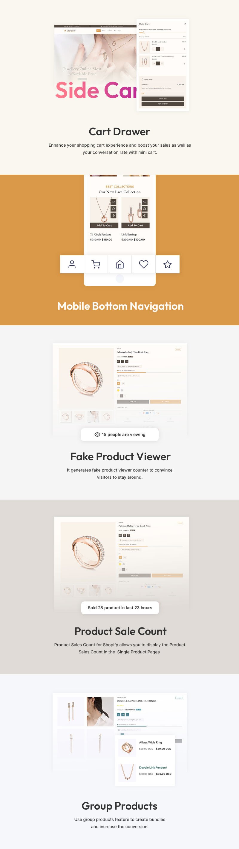 Diahook - 现代珠宝店 Shopify 2.0 响应式主题 #378438