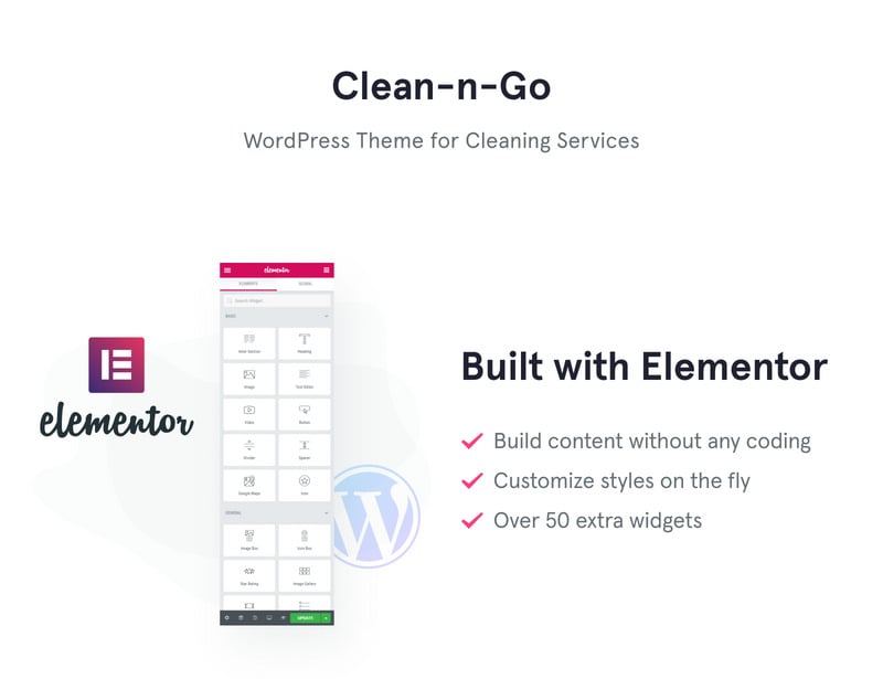 Clean-n-Go - 清洁服务的 WordPress 主题 #65871