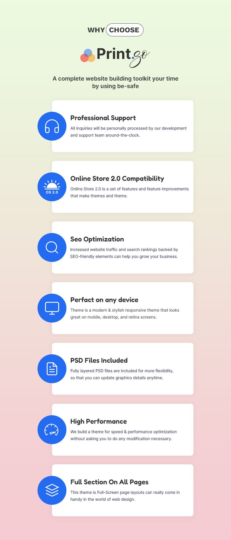 Printgo - T 恤打印时尚商店多用途 Shopify 2.0 响应式主题