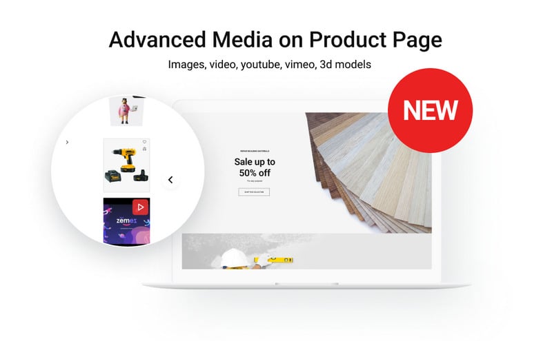 Apparelix Construction, Shopify 建材商店主题