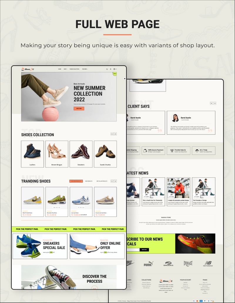 Shoesu - Mega Shoes Shopify 2.0 响应式主题