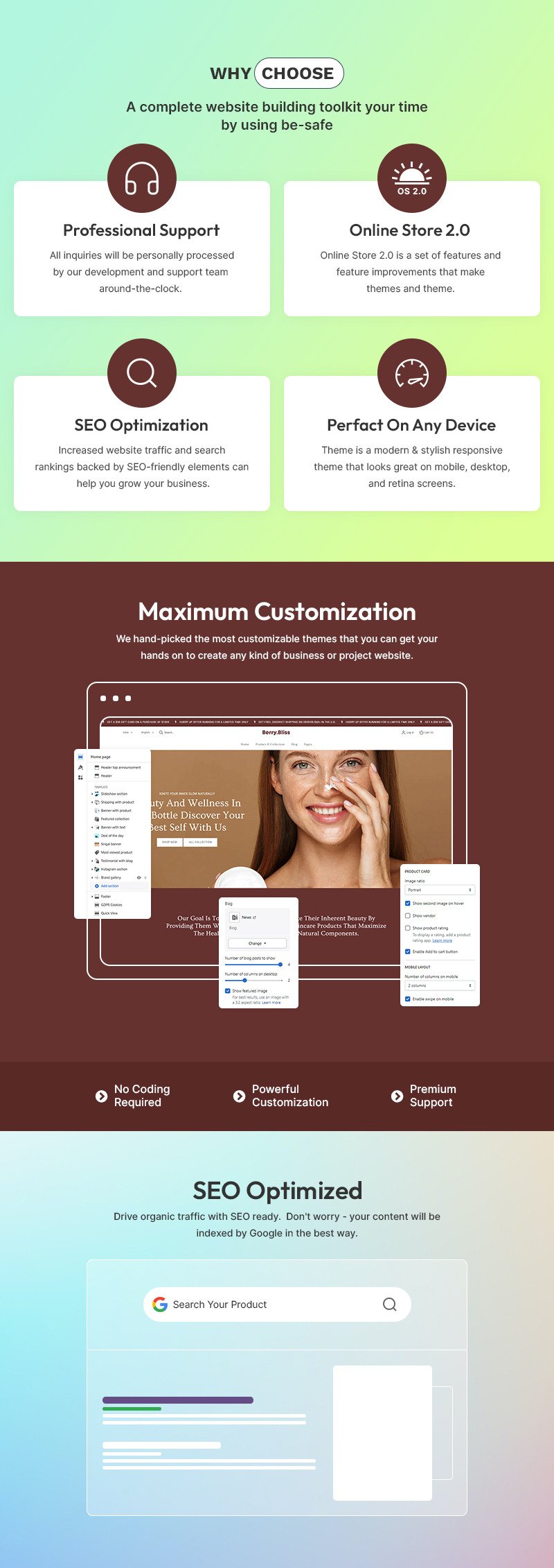 Berry Bliss - 美容化妆品商店多用途 Shopify 2.0 响应式主题