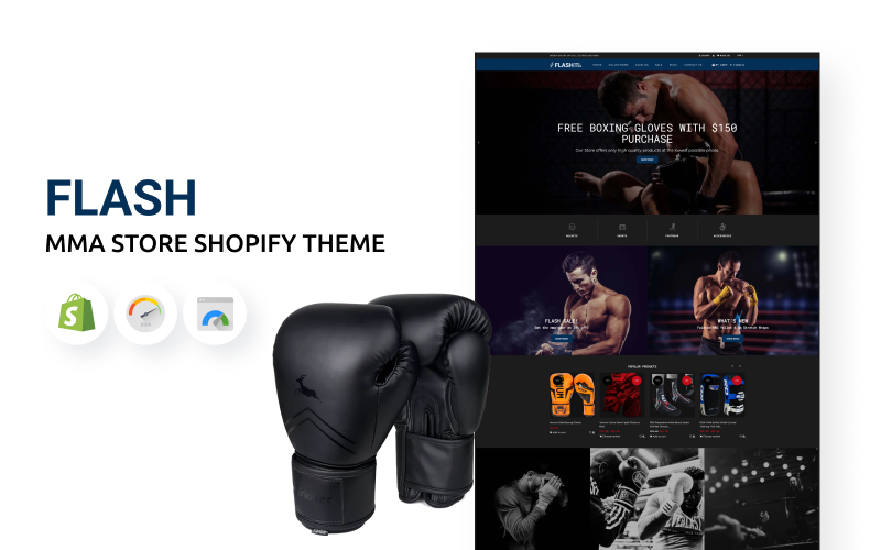 Flash-MMA Store Shopify主题 #74366