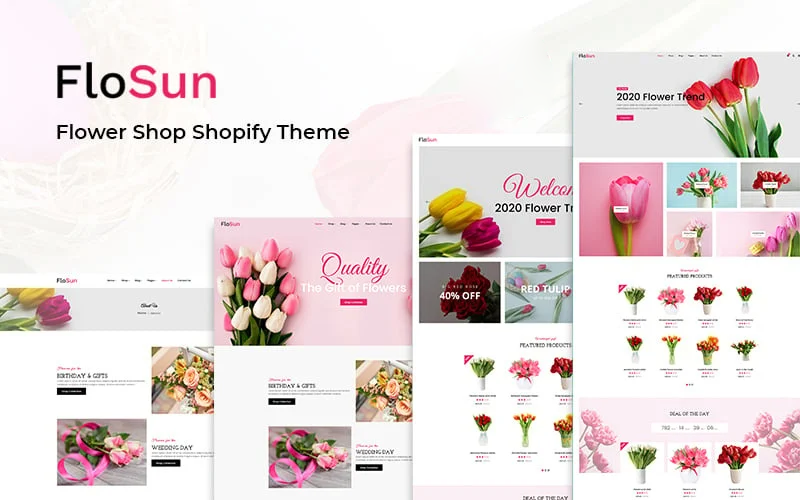 Flosun-花店Shopify主题 #183387