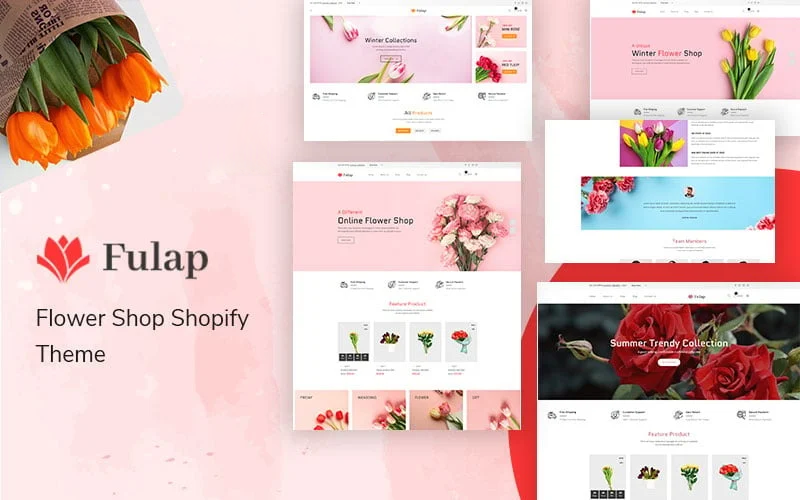 Fulap-花店Shopify主题 #180575
