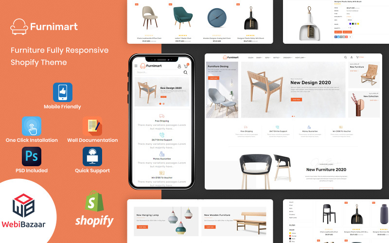 Furnimart-家具多功能Shopify主题 #173906