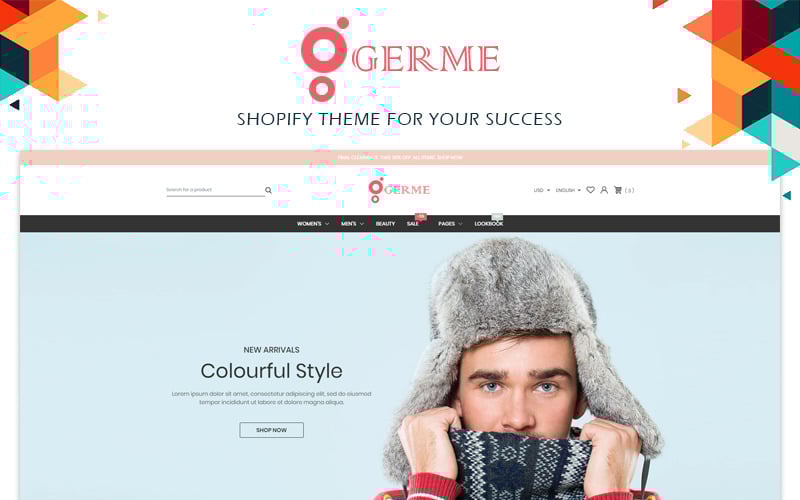 Germe - 时尚 Shopify 主题 #97212