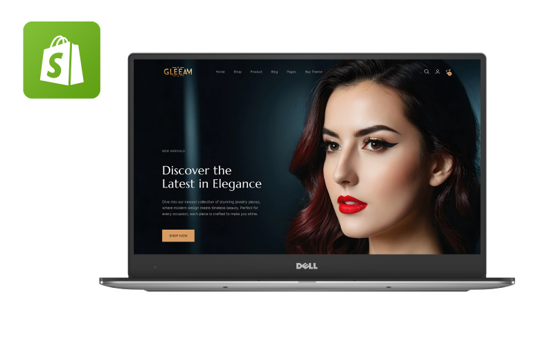 Gleam - 高级珠宝 Shopify 主题 #400434