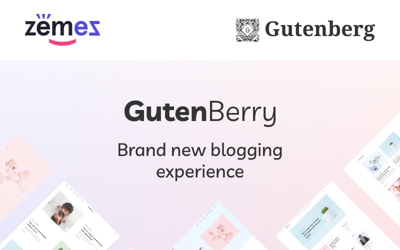 Gutenberry - 基于 Gutenberg 的 Clean Blog WordPress 主题