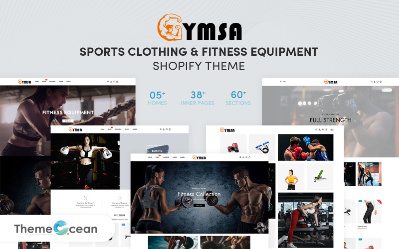 Gymsa - 运动服装和健身器材 Shopify 主题 #226977