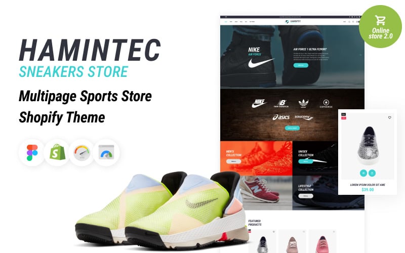 Hamintec-高档运动鞋店Shopify主题 #62362