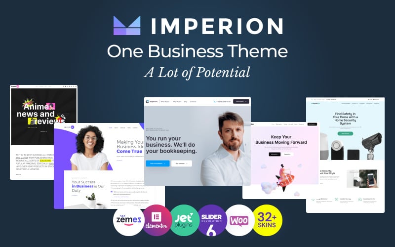 Imperion - 多用途企业 WordPress 主题 #62626