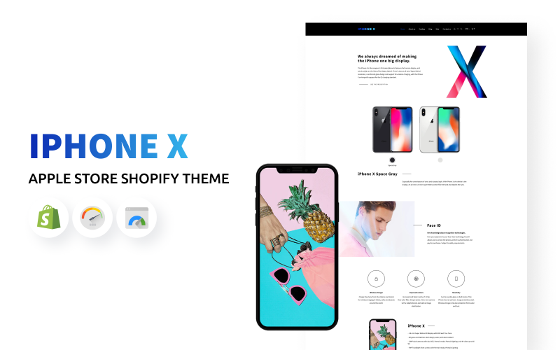 IPhone X - Apple Store Shopify 主题 #65738