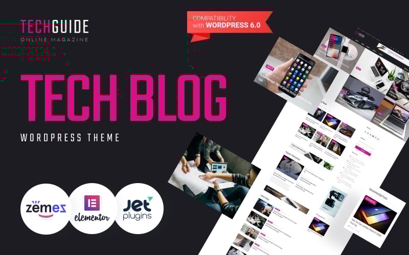 技术指南-技术博客WordPress Elementor主题 #71739