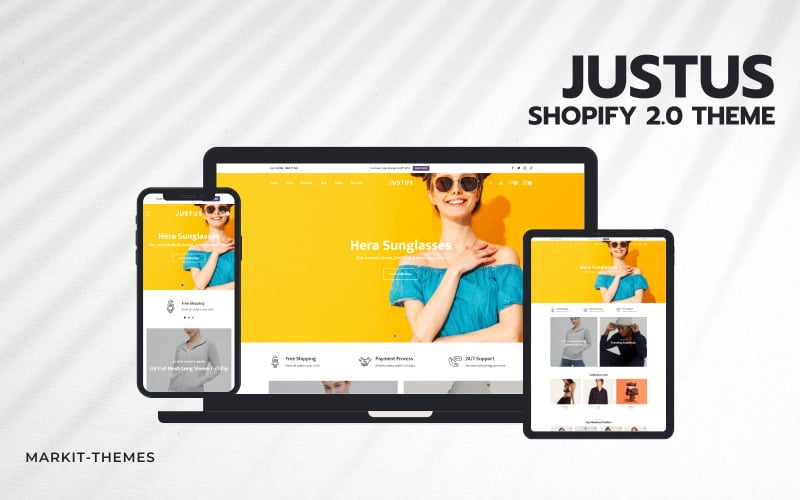 Justus - 高级时尚 Shopify 2.0 主题 #409018