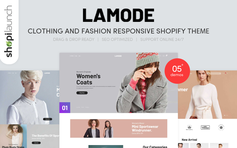 Lamode-响应时尚的Shopify主题 #92516
