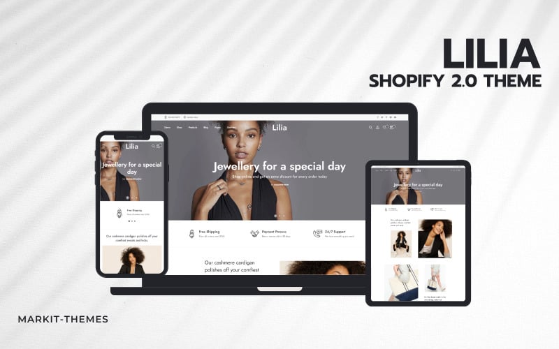 Lilia-高级时尚 Shopify 2.0 主题 #406643