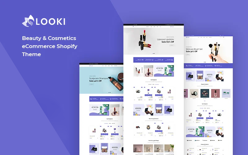 Looki - 美容和化妆品电子商务 Shopify 主题 #187470