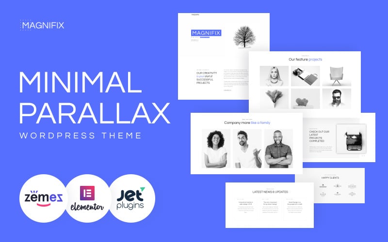 Magnifix-最小视差WordPress主题 #71198