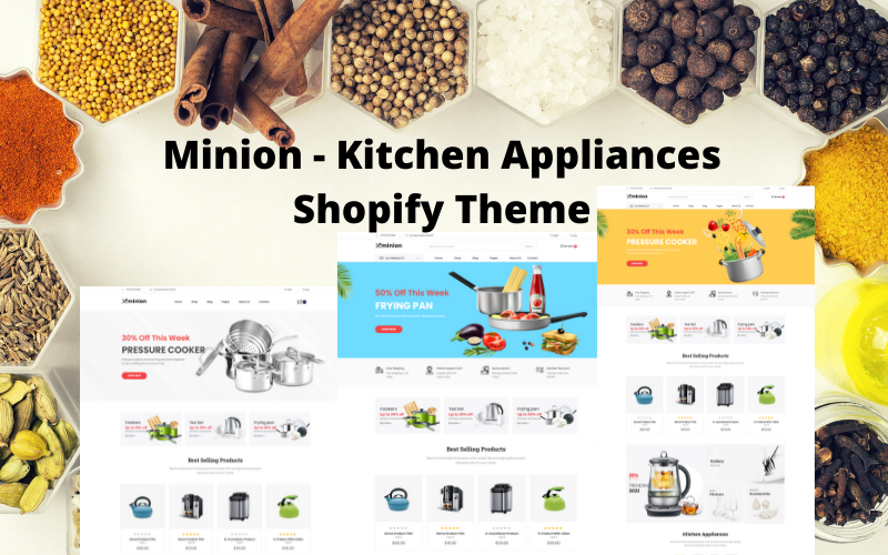 Minion - 厨房电器 Shopify 主题 #230199