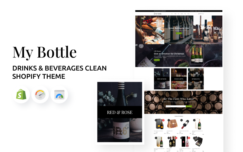 MyBottle - 饮料和饮料清洁 Shopify 主题 #76259