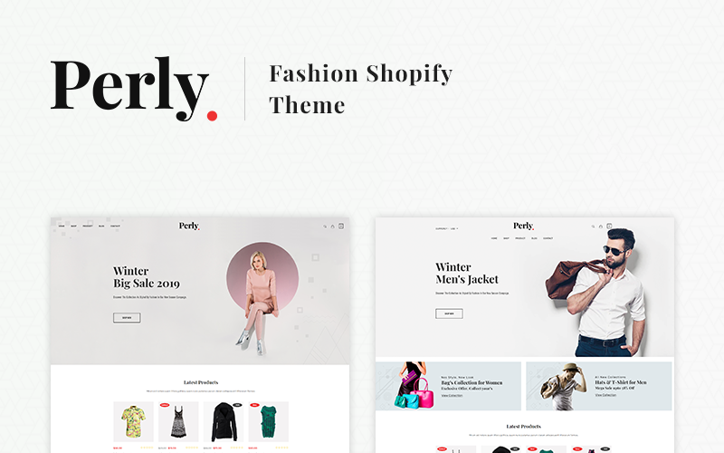 Perly –时尚Shopify主题 #175270