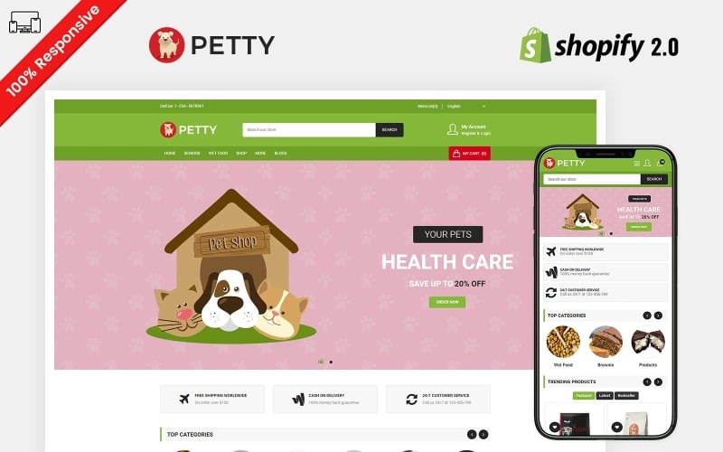 Petty - 响应式 Shopify 主题 #376711