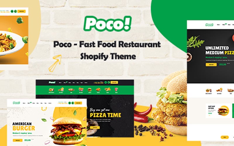 Poco-快餐 Shopify 主题 #417207