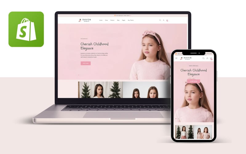 Raven - 高级儿童 Shopify 2.0 主题 #399417