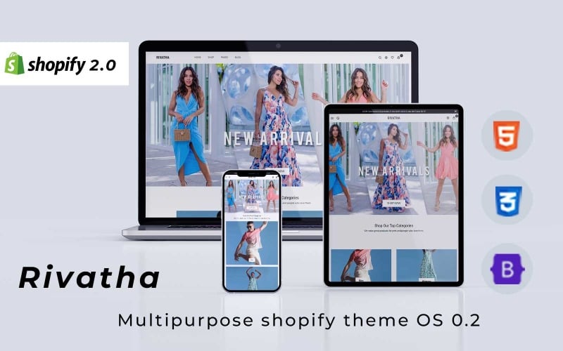 Rivatha - 多用途 Shopify 主题 OS 2.0 #246907