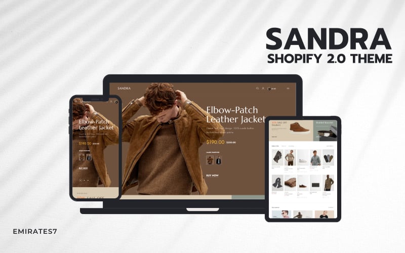 Sandra - 优质时尚 Shopify 2.0 主题 #405874