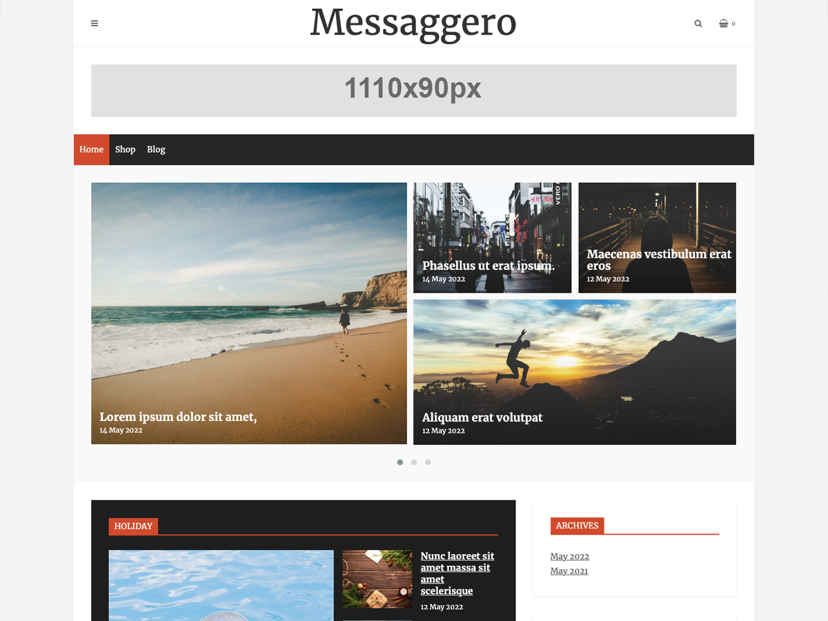 Messaggero WordPress 主题