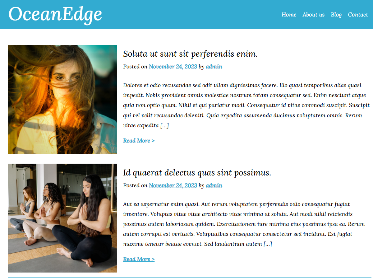 OceanEdge WordPress 主题