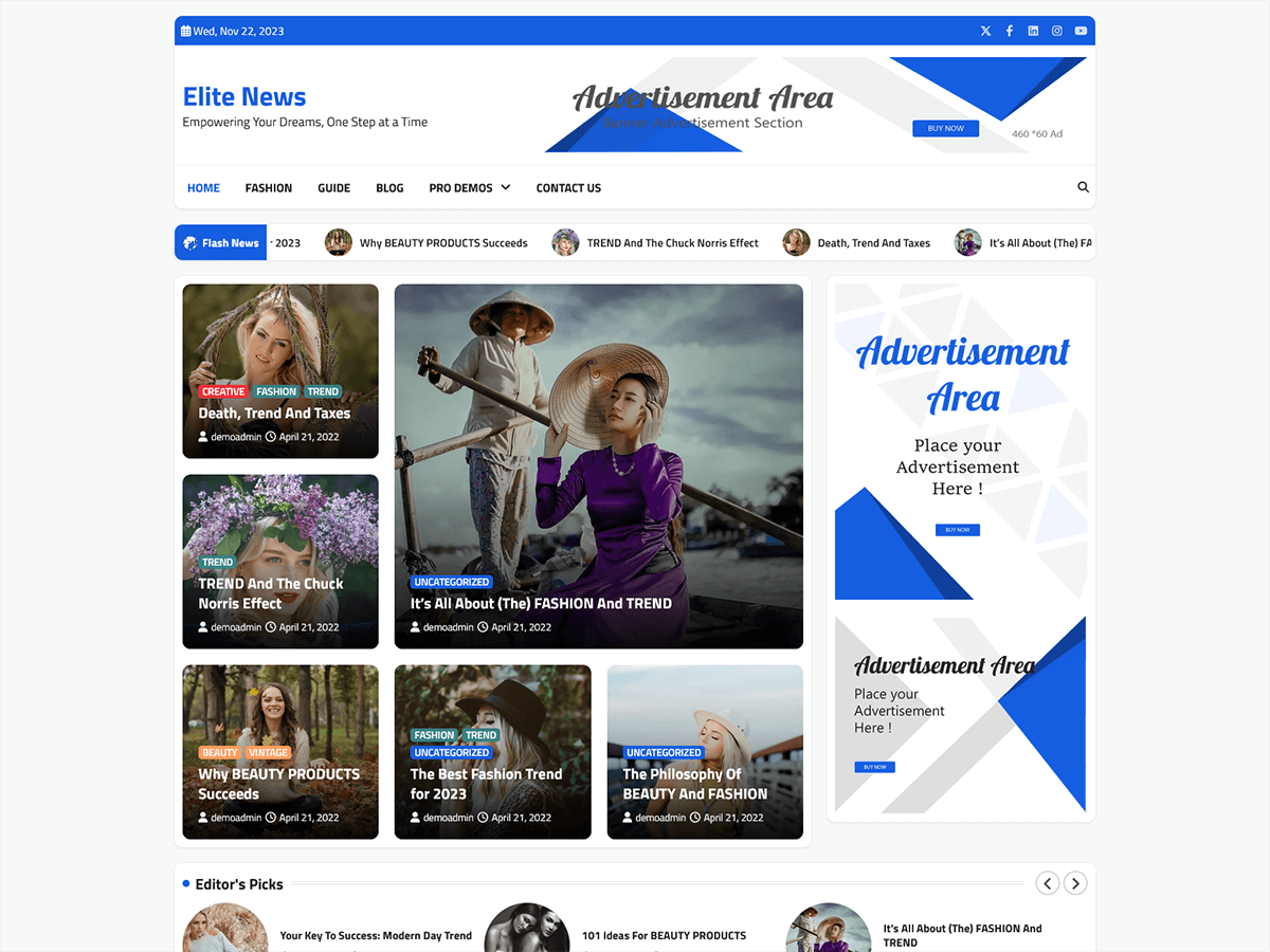 Elite News WordPress 主题