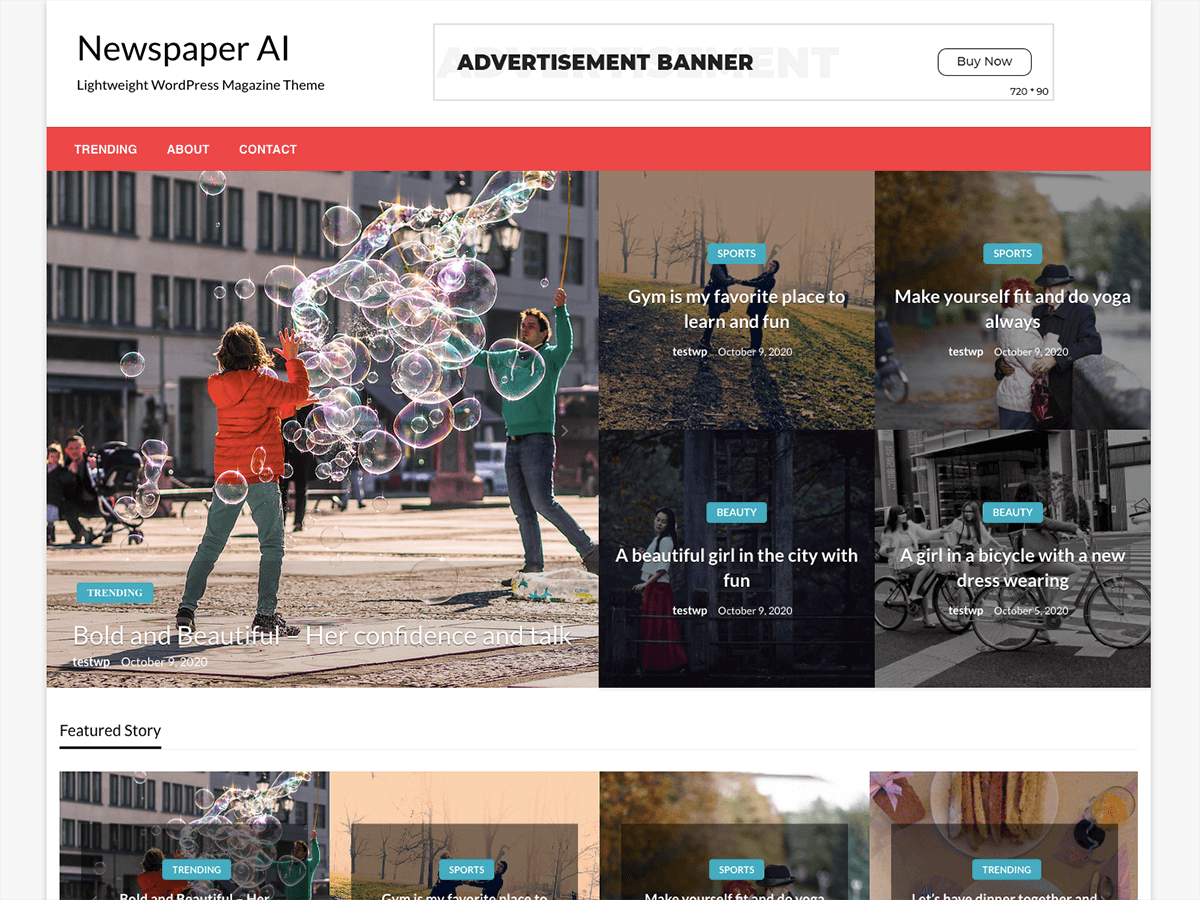 Newspaper AI WordPress 主题