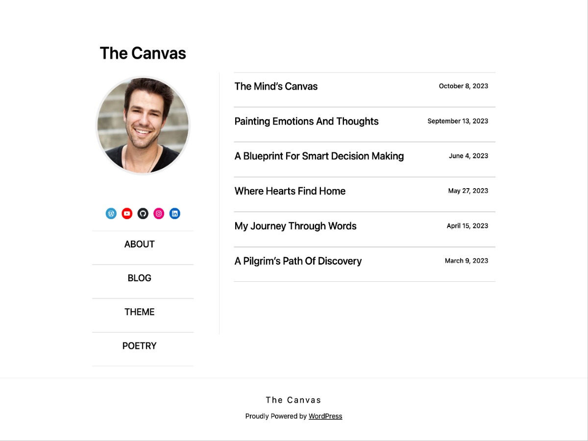 The Canvas WordPress 主题