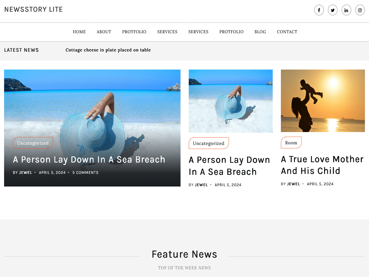 Newstory Lite WordPress 主题