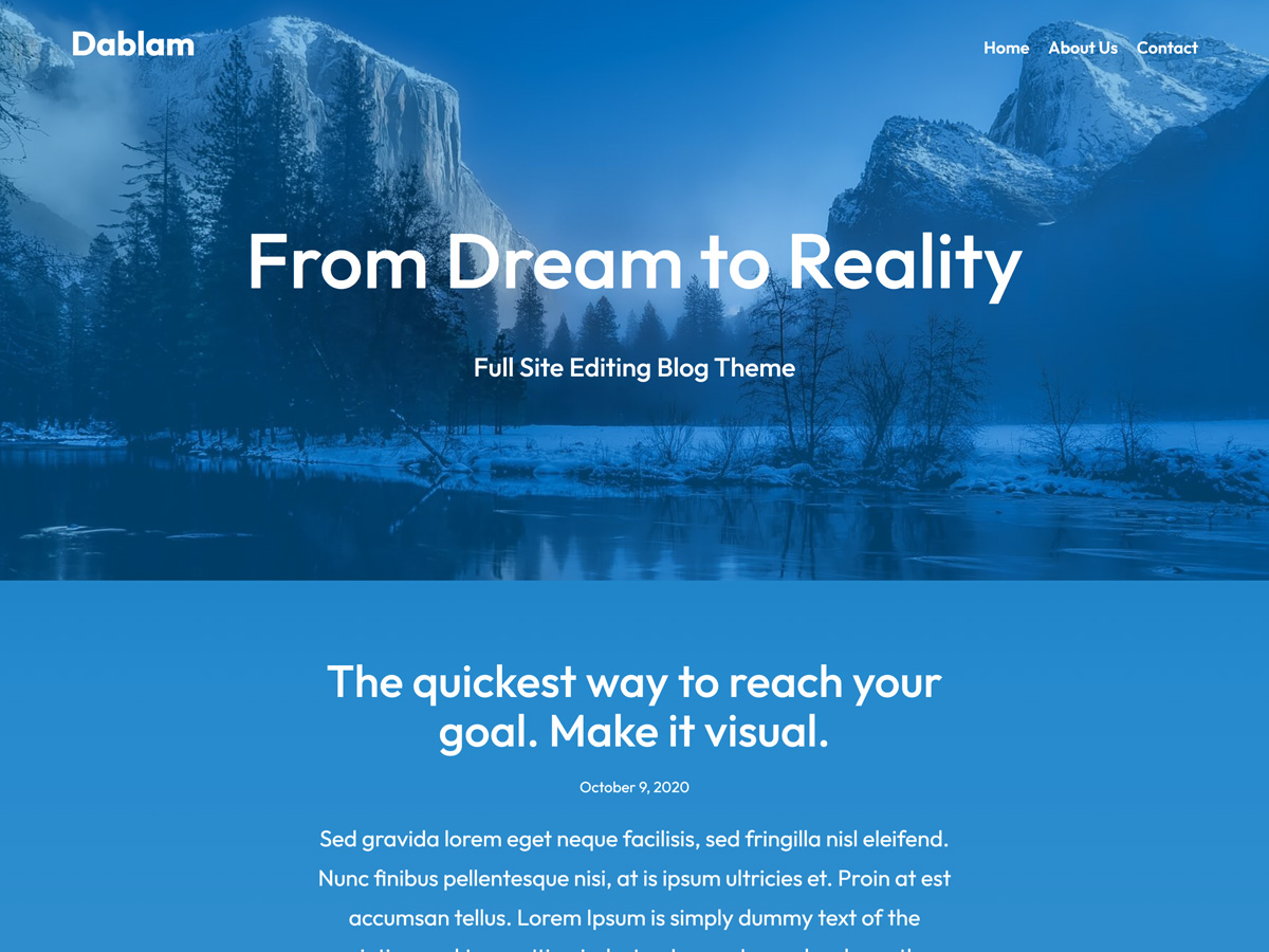 Dablam WordPress 主题