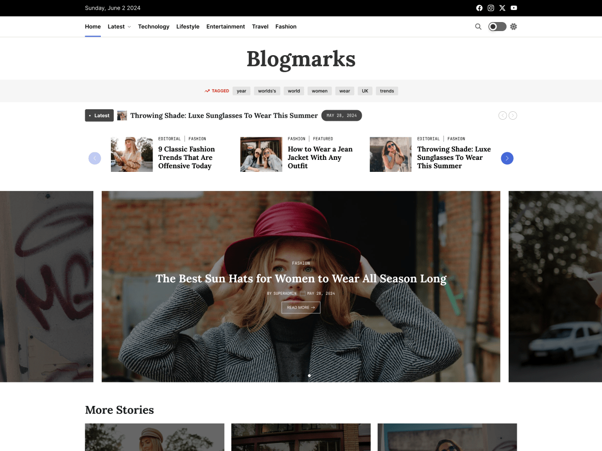 BlogMarks WordPress 主题