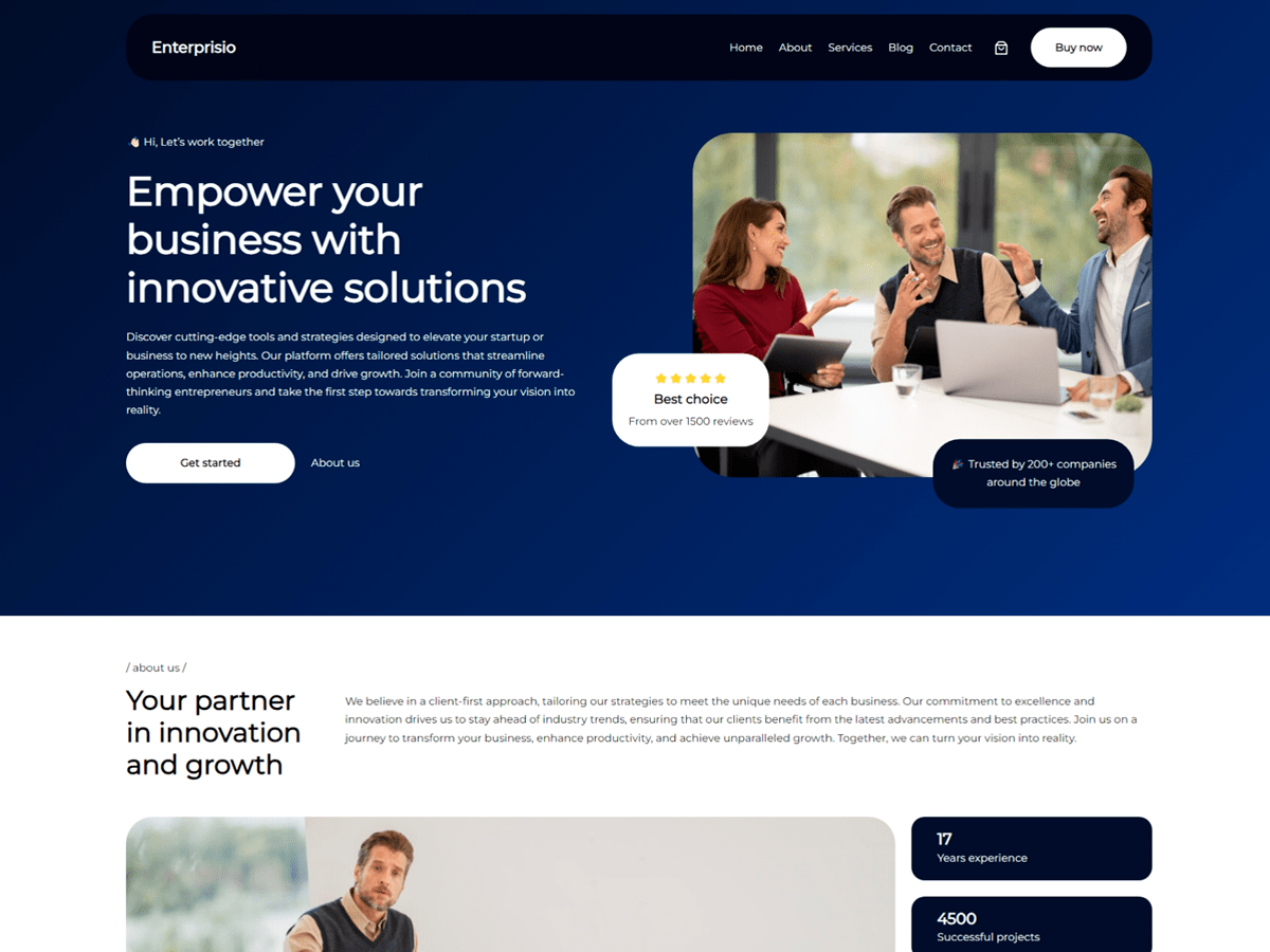 Enterprisio WordPress 主题