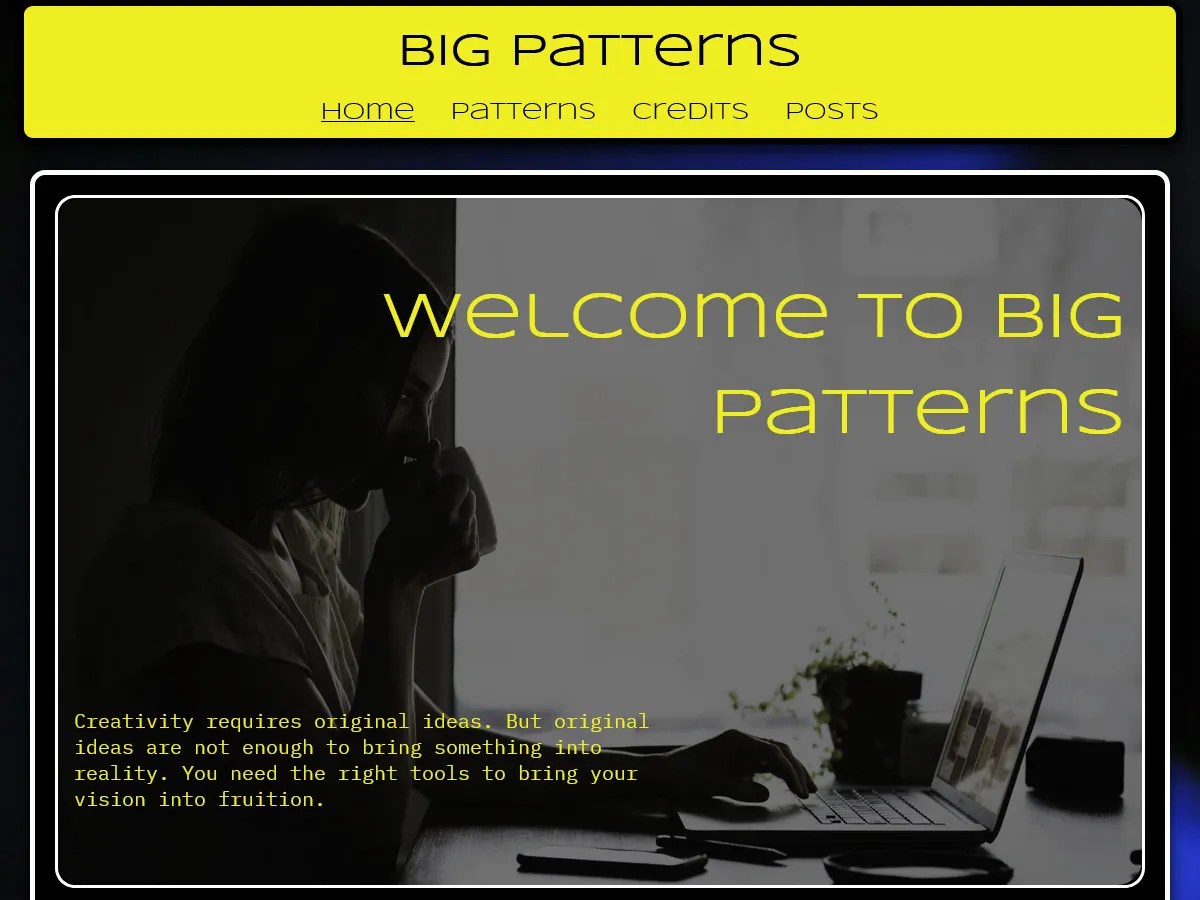 Big Patterns WordPress 主题