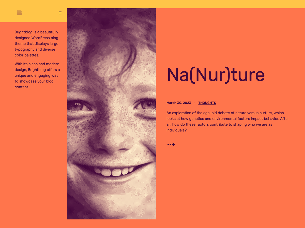 Brightblog WordPress 主题