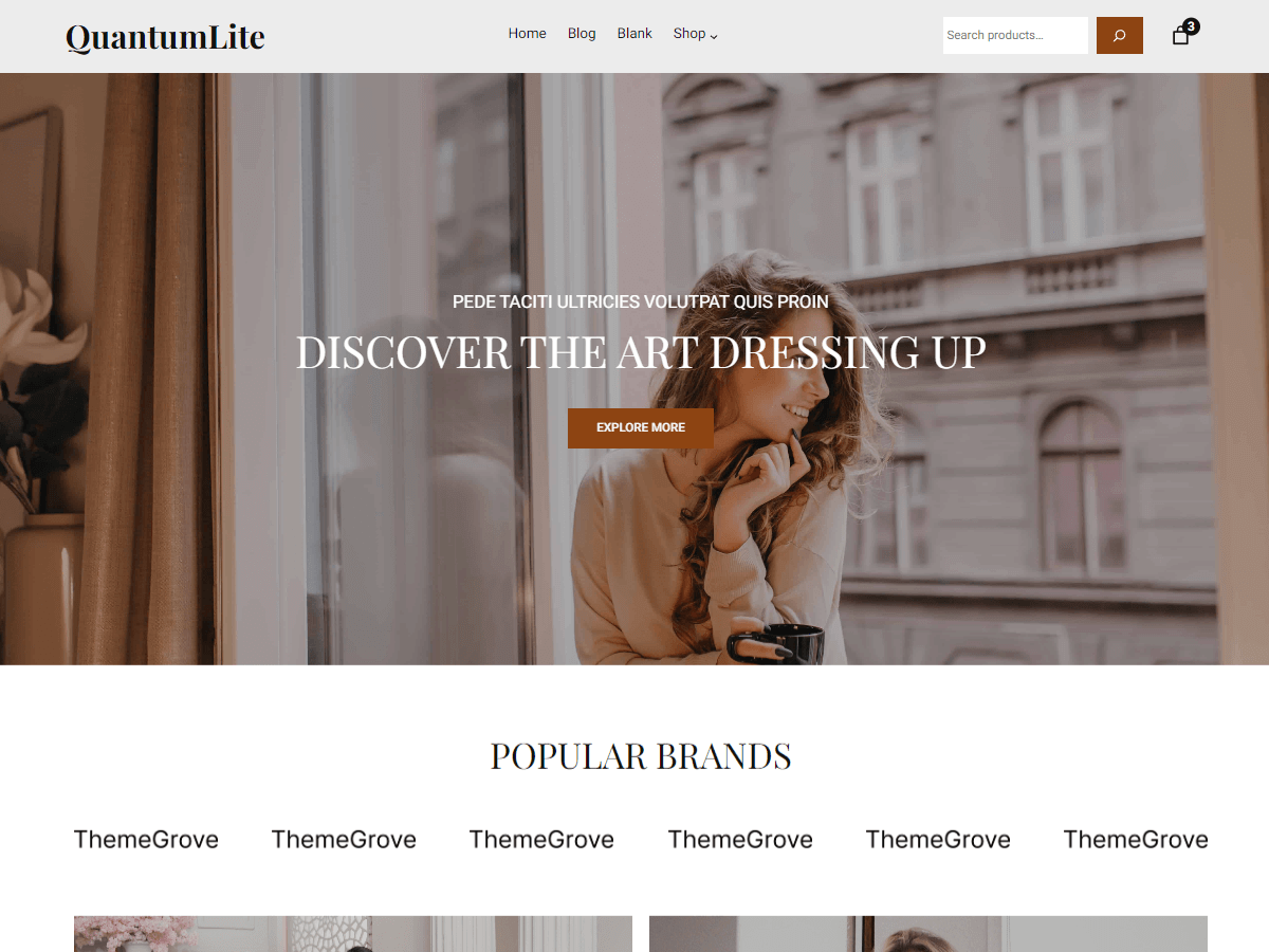 QuantumLite WordPress 主题