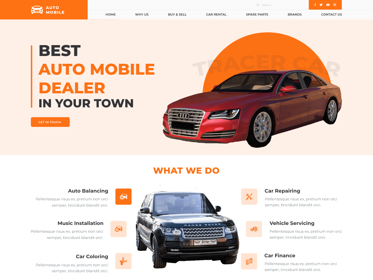 Automobile Car Services WordPress 主题